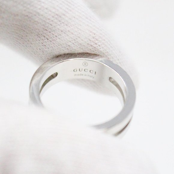 GUCCI #37193 Silver Open Band Ring (Size 5.5) - Picture 4 of 5
